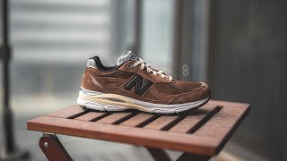 JJJJound x New Balance 990 V3 quotMontrealquot Brown Review amp OnFeet [upl. by Corson]