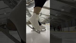 new skates iceskating skater figureskating viralvideo [upl. by Eliak]