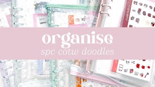 Organise With Me ☆ Colour of the Week SPC Doodles [upl. by Christoffer623]