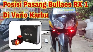 pasang lampu tembak D2 laserBullaes RX1 di bawah hedlamp vario karbu relay lampu motor led light [upl. by Leaj]