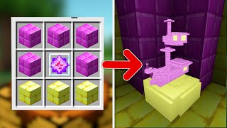 Minecraft BUT I can Craft End Chunk 😱 Also beating it [upl. by Liba]