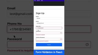 Form validation with Formik in React [upl. by Sigismundo]