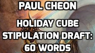 Channel Cheon  Holiday Cube Stipulation Draft 60 Words Match 1 [upl. by Meridith]