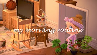 Animal Crossing  Morning Routine ꔫ  Mini Vlog ACNH [upl. by Ilzel]