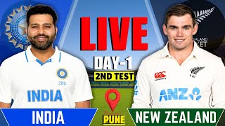 India vs New Zealand 2nd Test Day 1  IND vs NZ Live Match  Live Cricket Match  Session 2 [upl. by Billmyre915]