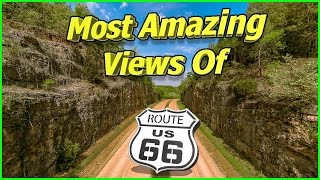 Most Amazing Views of Route 66  An Aerial Documentary [upl. by Ateuqirne982]