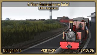 🔴 RHampDR Operations 4 Year Anniversary Gala  Dungeness Station Cam  Roblox Railcam [upl. by Bendix]