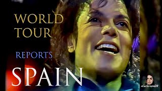 Michael Jackson Bad · History Tour in Spain  Reports [upl. by Baler949]