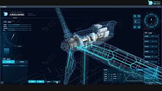 Digital Twin In Wind Industry 3D simulates turbines [upl. by Grimonia]