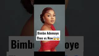 Bimbo Ademoye then vs now 😱😱 bimboademoye sibe sibemovie nollywoodmovies throwback actor [upl. by Ellerihs]