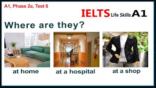 IELTS Life Skills A1 Listening Test 6 ► New 2024 🇬🇧 [upl. by Aiciles]