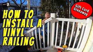 How to Install a Vinyl Railing [upl. by Chastain]