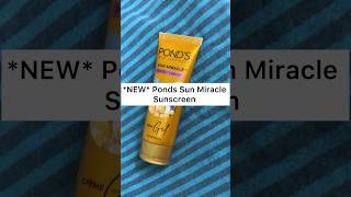 New Ponds sun miracle sunscreen mini review ponds pondsbrightbeauty sunscreen youtubeshorts [upl. by Hceicjow]