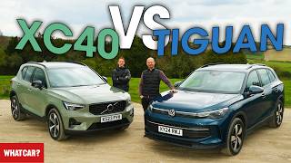 NEW VW Tiguan vs Volvo XC40 review – whats the best SUV  What Car [upl. by Umeh]