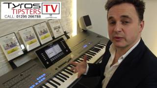 How to do a quick recording on Yamaha Tyros 5  David explains [upl. by Annayhs]