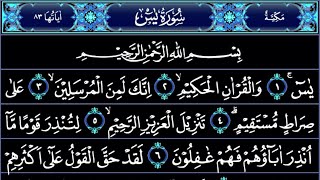 STUNNING BEAUTIFUL RECITATION OF SURAH YASIN YASEEN سورة يس  AKBAR TV DOA [upl. by Omland166]