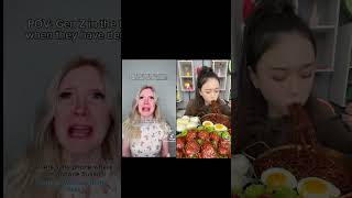 MrsAppleWood is now genZ😱 briannaguidryy mukbang apple wood MrsAppleWood [upl. by Eibrad]