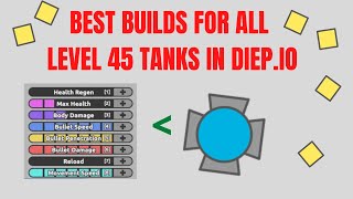 Diepio BEST Builds For ALL Level 45 Tanks [upl. by Orly689]