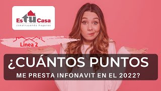 ¿Cuánto me presta Infonavit en 2022 Puntos Infonavit [upl. by Tuck]