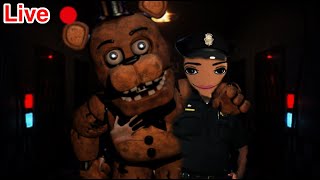 playing fnaf games on roblox WITH YALL [upl. by Nevs470]