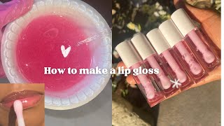 How to make a Lip Gloss  beginner Friendly [upl. by Naik]