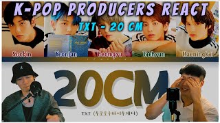 Musicians react amp review ♡ TXT  20cm [upl. by Anaujait297]