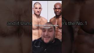 Sean Strickland vs Kamaru Usman makes NO SENSE [upl. by Ogires]