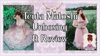 Unboxing Teuta Matoshi Gerbera Daisy and Opalescent Floral Dresses [upl. by Atiana]