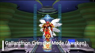 Gallantmon Crimson Mode Awaken Showcase Digimon Masters Online [upl. by Noakes]