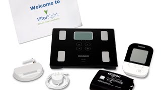 CES 2021 Omron VitalSight Remote Patient Monitoring Service amp Digital Health Tools Bloor Pressure [upl. by Eirallih]