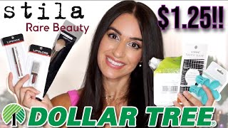 STILA COSMETICS IS AT DOLLAR TREE HUGE 125 HAUL RARE BEAUTY DUPES [upl. by Thecla]