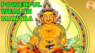 Most powerful wealth mantra  Yellow Jambhala buddha mantra 108 time  Kuber Mantra to attract money [upl. by Nuhsyar]