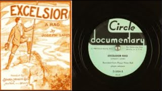 Excelsior 1909 by Joseph Lamb Played on Unknown Piano Roll in 1950 [upl. by Aluk]