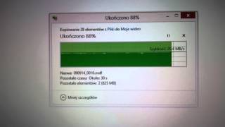 USB 20 vs USB 30 test prędkości kopiowania z dysku zewnętrznego [upl. by Eyahc]