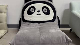 Togo sofa with Chinese panda Do you like it sofa factory [upl. by Segal]