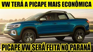 VEM AÍ NOVA PICAPE VOLKSWAGEN ANTITORO MAIS ECONÔMICA DA CATEGORIA [upl. by Aihsakal2]