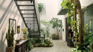 Inside A Tropical Garden Home With A Blend Of Indonesian Heritage  Indonesia [upl. by Noiram894]