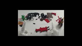 Set23 6056 Lego Dragon Wagon Short [upl. by Blackstock103]