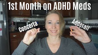 1st Month on ADHD Meds  Concerta vs Adderall [upl. by Anairam]