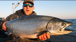 April Salmon Fishing on Lake Michigan [upl. by Il]