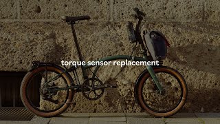 How to replace the torque sensor on your Brompton Electric G Line [upl. by Aihtebat]