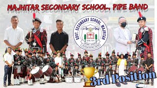 Majhitar Secondary School Pipe Band  State level Band Competition 2023  3rd Position 🏆 [upl. by Thomasa886]