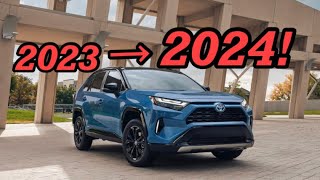 CONFIRMED 2024 Toyota RAV4 and RAV4 Hybrid changes [upl. by Ardnoed967]