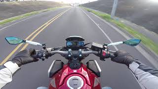 Honda Cb650r Quickshifter sound  morning ride [upl. by Tongue]