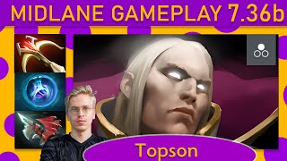 ✨ Topson Invoker 15613  75 Mid Gameplay  Dota 2 Top MMR [upl. by Issor]