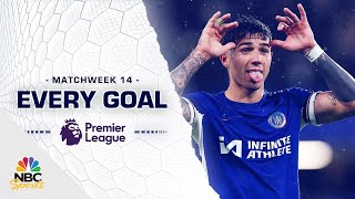 Every Premier League goal from Matchweek 14 202324  NBC Sports [upl. by Malynda]