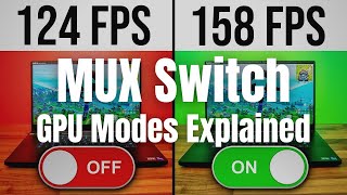 How to use the MUX Switch in your Gaming Laptop  GPU Modes explained in Asus ROGTUF Laptops [upl. by Boni723]