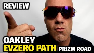 OAKLEY EVZERO PATH PRIZM ROAD REVIEW ptbr [upl. by Nyladnor974]