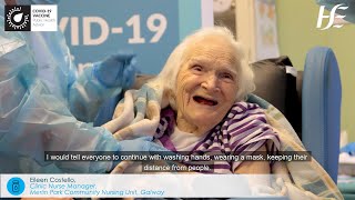 HSE COVID19 Vaccine Rollout  Heartfelt messages from residents amp staff in Older Peoples Services [upl. by Calida]