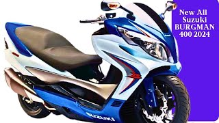 All New Suzuki BURGMAN 400 2024 Equipped with Traction Control System [upl. by Amr]